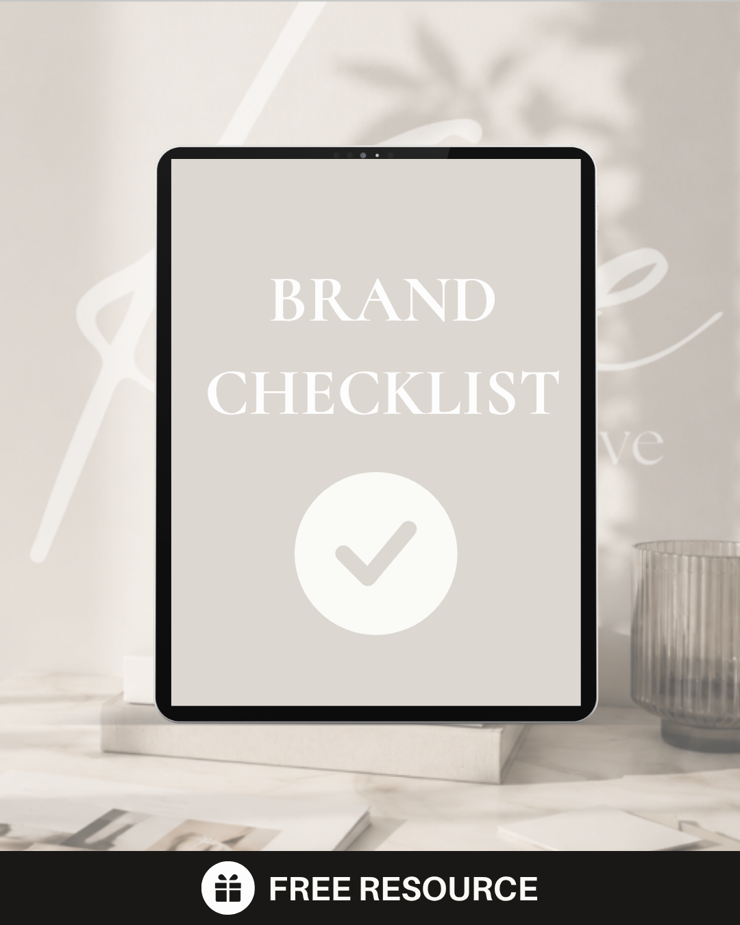Free Basic Brand Checklist | Digital Workbook